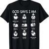 God Says I Am Cute Sheep Bible Verse Kids Toddler Girls T-Shirt