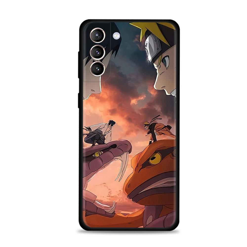 Etui na telefon do Samsung Galaxy S22 S21 S20 Ultra FE S10 S9 Plus S10e S8 uwaga 20Ultra 10Plus etui na telefon komórkowy Naruto Evolution