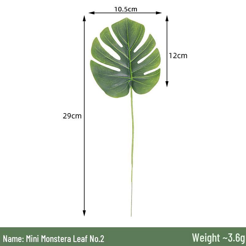 Mini Turtle Leaf Simulation Decor - Ideal for Kindergarten, Home, Wall, and Cake Decorations