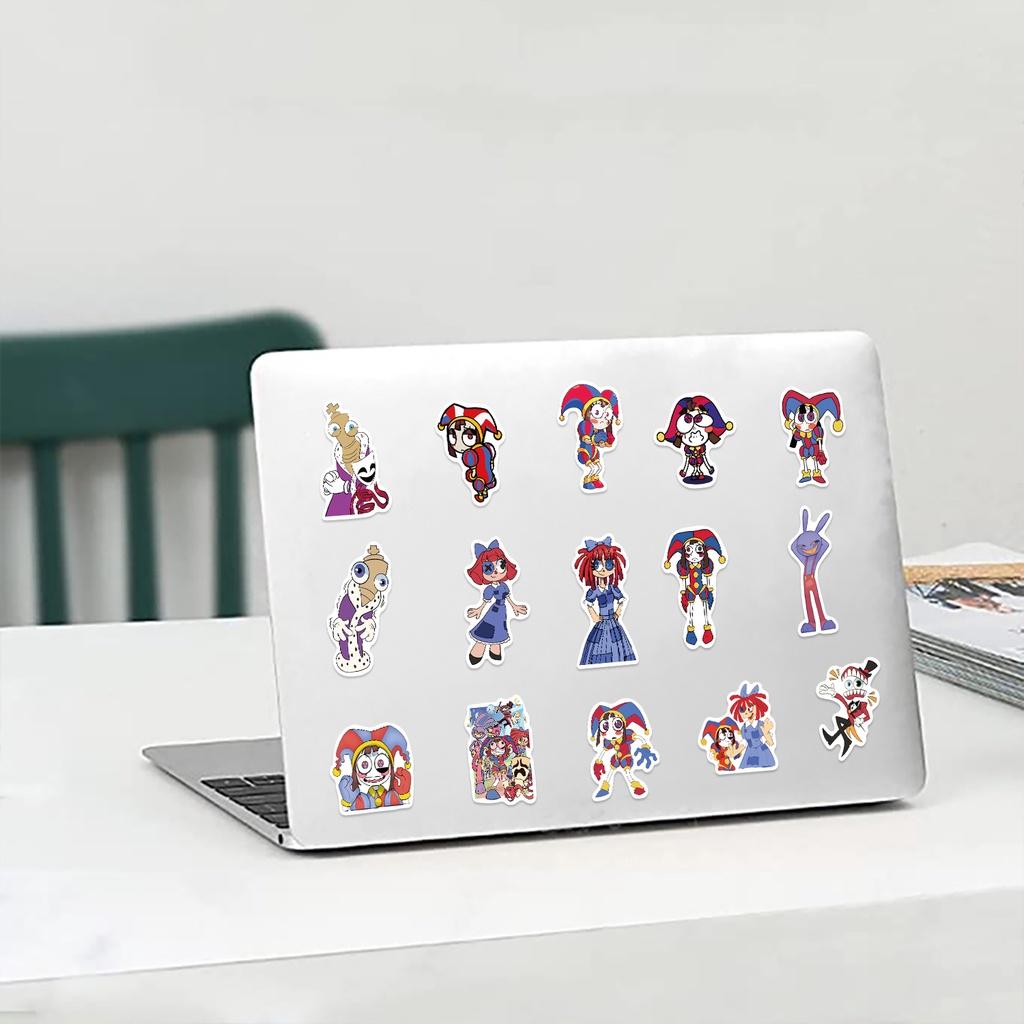 100/50PCS Anime The Amazing Digital Circus Waterproof Graffiti Stickers for Helmet Bicycle Hand Account Pencil Case Decals