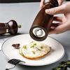 Wooden Pepper Mills Salt and Pepper Grinder 5/8 Inch Spice Pepper Grinder with Adjustable Ceramic Handheld Herb Seasoning Mills