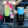 Car Cup Holder Expander, Cup Holder Expander For Car With Stretchable Rubber Base, Large Cup Holder Adapter Compatible With Yeti, Hydro Flask,