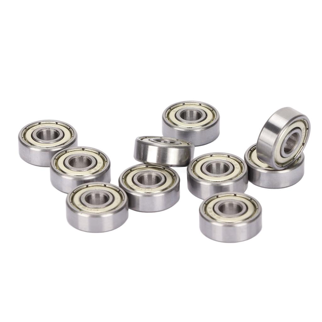 10Pcs Deep Grooves Ball Bearing Double Shield 6x17x6mm Steel Set Kit for Machine Equipment