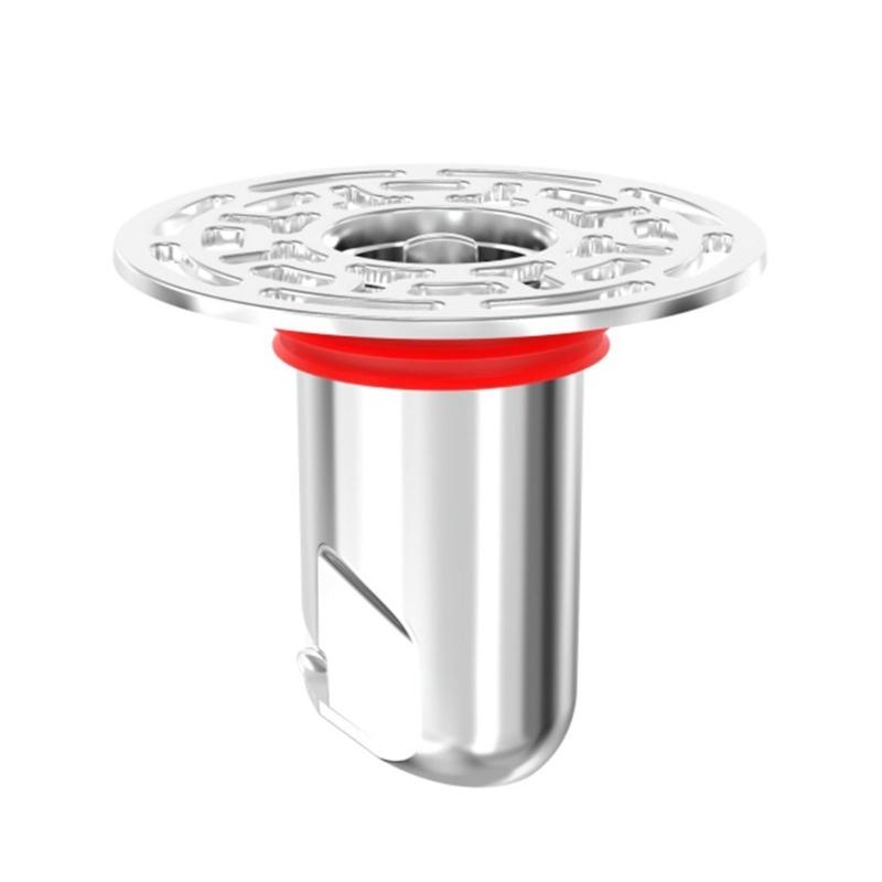 

Self Closing Floor Drain Cores Antiodor Drainer Shower Strainer Cores AntiBlocking Round Floor Strainer Hair Catcher