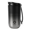 450ml Straw Coffee Cup Stainless Steel Thermos Mug Gradient Leak-Proof Thermos Bottle Portable Travel Vacuum Flask Insulated Cup