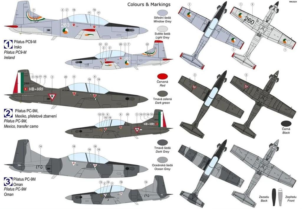 KP model 1/72 scale Pilatus PC-9M overseas specification plastic model kit KPM0469