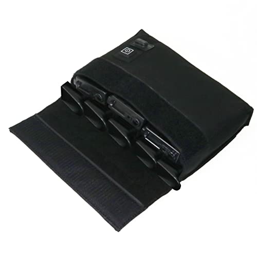 Magazine Warmer Pouch Bag, Holds 3 M4 Mags & 6 9M Mags [#5361WA3BAG] [Eagle Model] (Black)