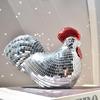 Disco Mirror Ornament - Rooster Chick Party Decorations