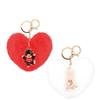 Monchhichi Fur Keyring Chimutan Heart-Shaped -