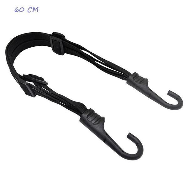 

1 Pc 60CM Motorcycle Helmet Straps Retractable Elastic Luggage Rope Fixed Strap чорний