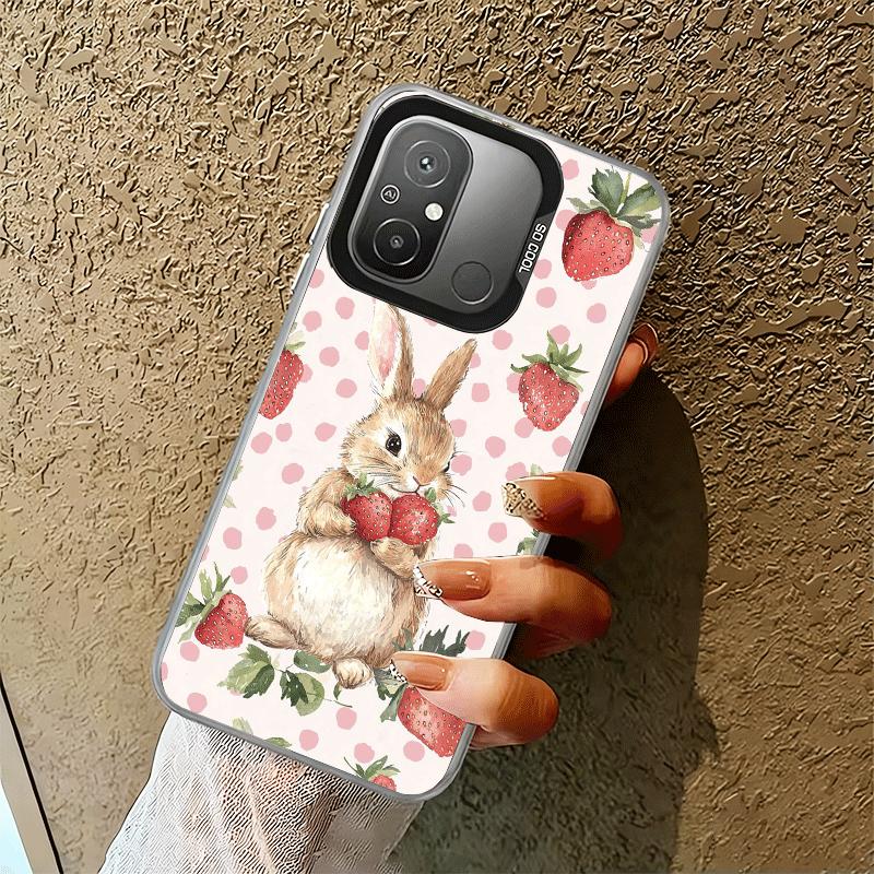 Cute Cartoon Bunny Rabbit Shockproof Phone Case for Xiaomi Poco X7 X6 X5 X3 Pro F7 Ultra M8 Redmi 15C 15 14C 13C 12C 10C 13 12 1