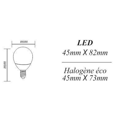 Ampoule LED - ARCOTEC - E14 - 4W - 330Lm - 3000K