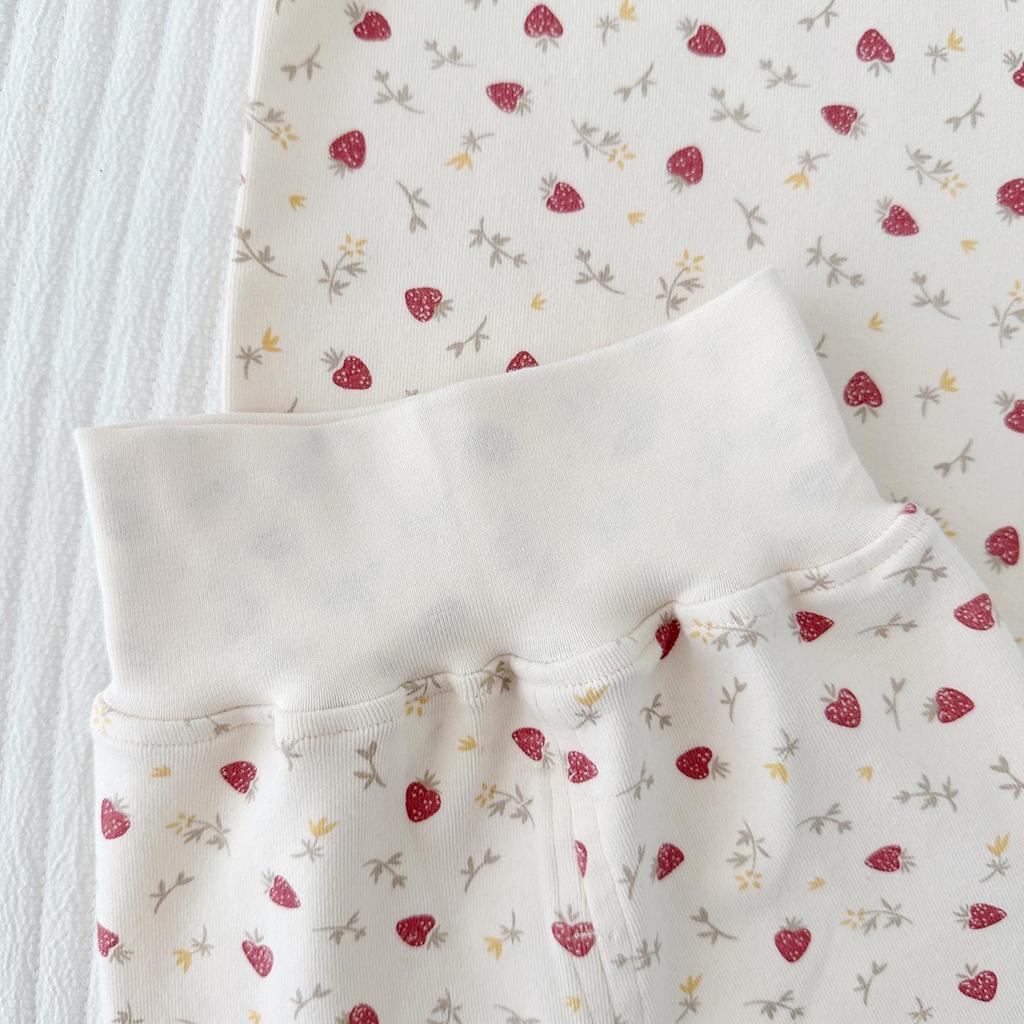 25 New Autumn/Winter Baby High Waist Cotton Underwear Set - Protect Belly Slim Fit Homewear Pants