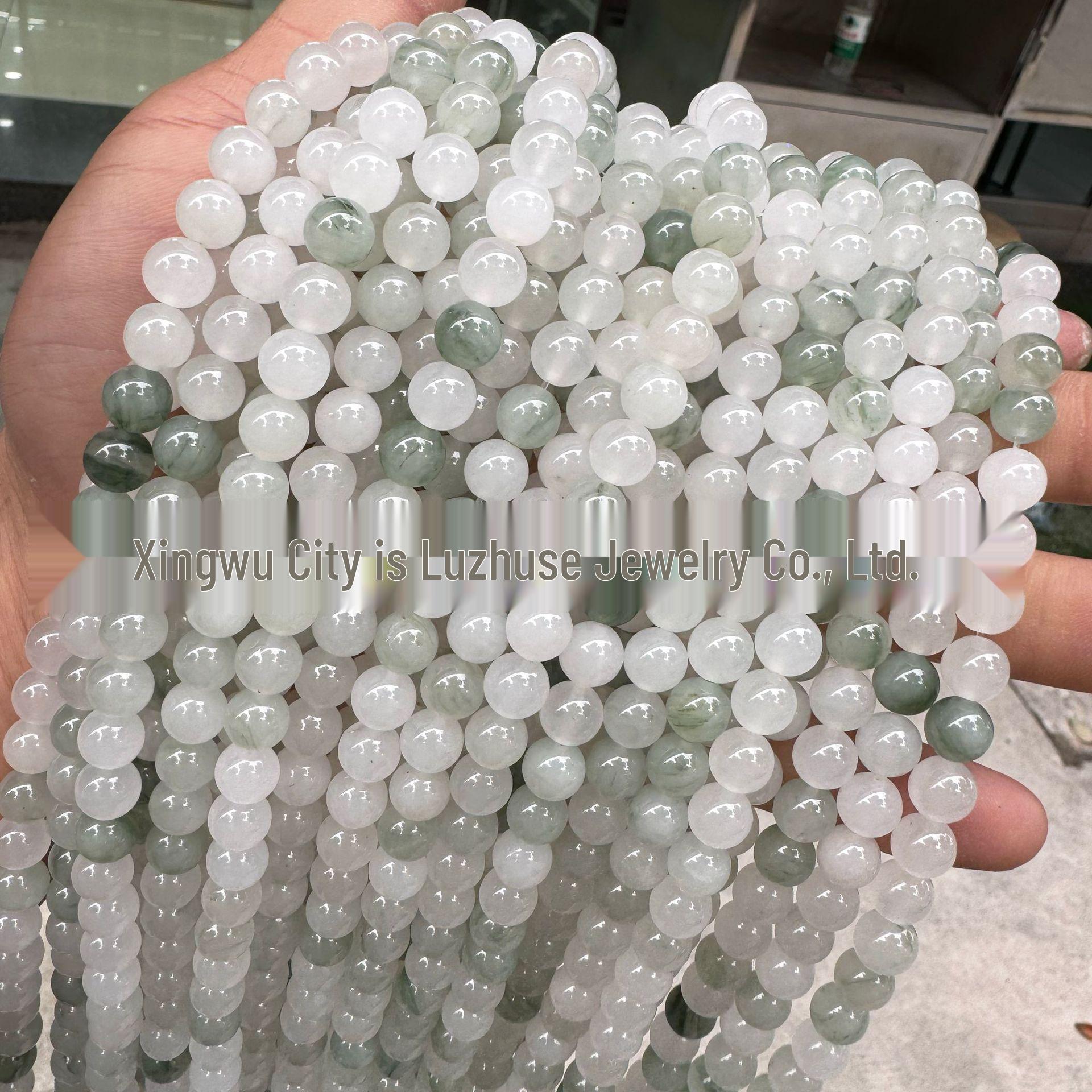 Tianshan Jade Round Beads for Jewelry DIY: Bracelets & Necklaces Accessories 4mm (approx. 88 beads)