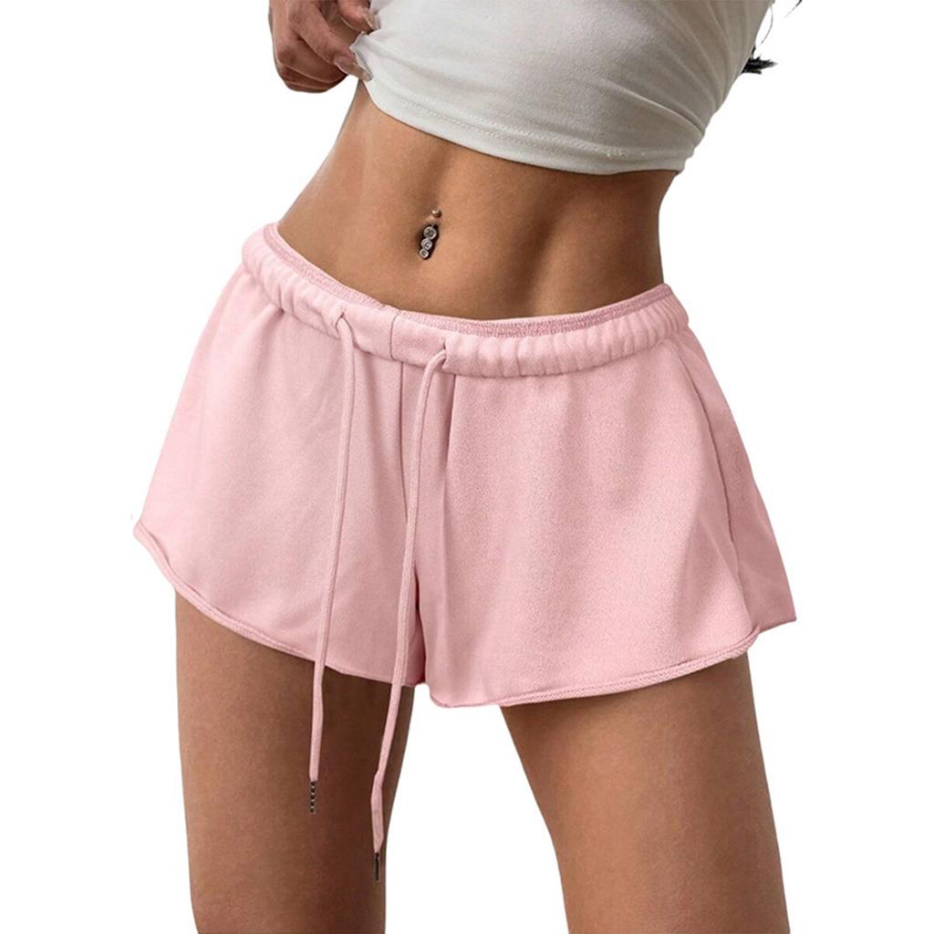 Women's Fashion Summer Color Hot Pants Sports And Leisure Low Waist Spicy Girl Shorts