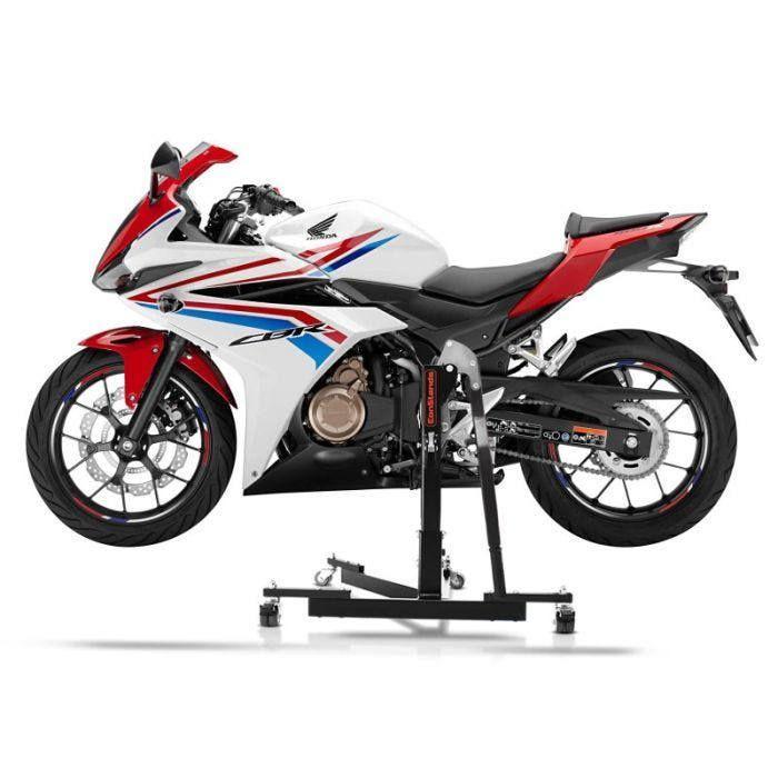 Lève moto centrale - ConStands Power-Evo - Compatible Honda CBR 500 R 16-18 - Capacité 300 kg - Léger 17 kg
