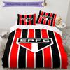 Paulo Fc Emblem Printed Pattern Duvet Cover Set – includes 1 duvet cover and 2 matching pillowcases Bedroom decor Christmas gifts