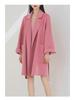100% Pure Cashmere Double-Sided Women's Petite Woolen Overcoat