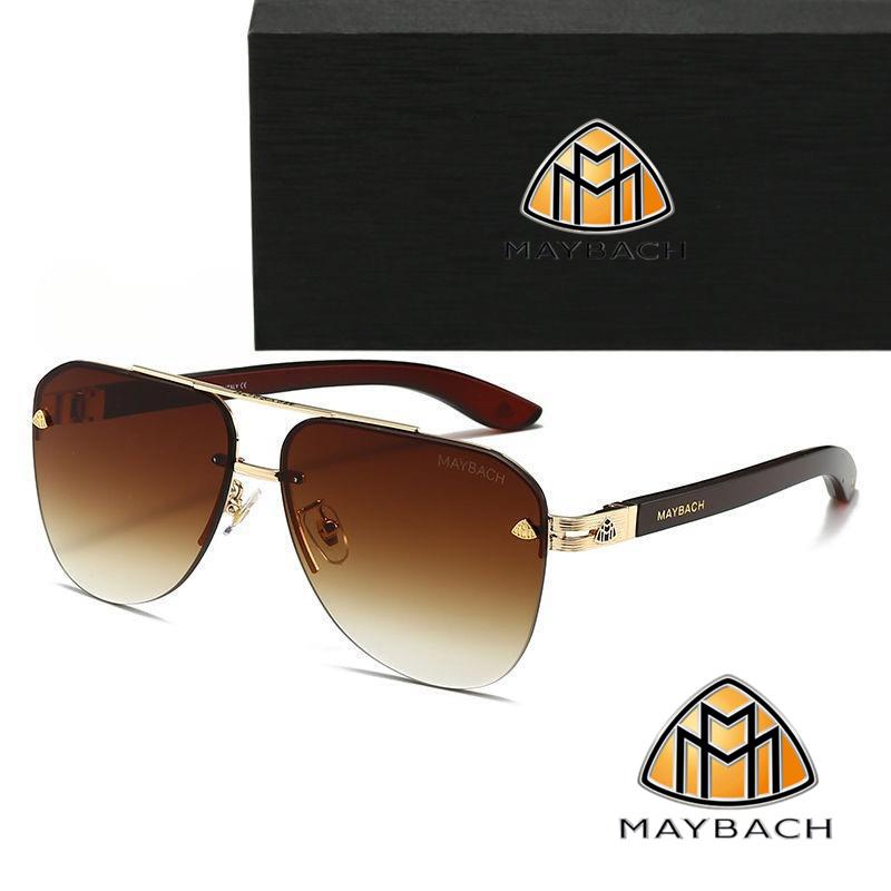 MAYBACH Sunglasses Luxury brand for Men and women Classic Sun Glasses High Quality Eyewears Pilot Goggle UV 400 Protection