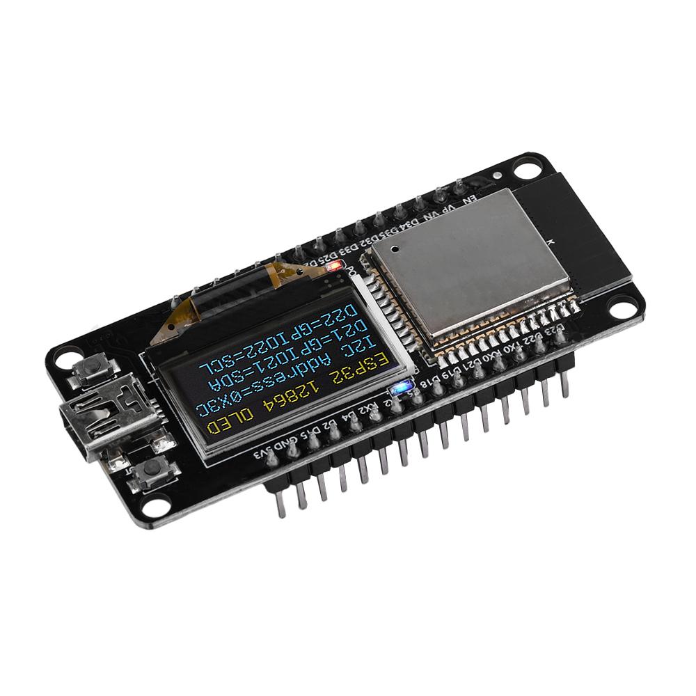 ESP32 ESP-32D WIFI Development Board Module CH340C With 0.96 OLED Screen ESP32 ESP-32D WIFI Board Blue Display 30Pin