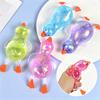 Taba Glitzer Tier Ente Oktopus Squishy Stressabbau Spielzeug Transparente Qualle Knet-Fidget-Spielzeug Sternen-Konfetti Angstgeschenk