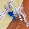 Retro Dolphin Flower Lace Bag Charm Cute Y2K Style Portable Decor for Girls Summer Island Trip Bag Accessories