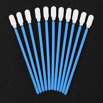 100 Adet Endüstriyel Pamuklu Çubuk Dokumasız Antistatik Toz Alma Fiber Lazer Odak Lensi ve Koruyucu Pencereler İçin Temizleme Araçları