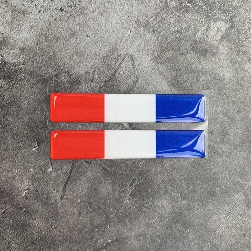 Tricolor Nation National Stickers Waterproof Decals For Vehicles Bikes Outdoor Gear