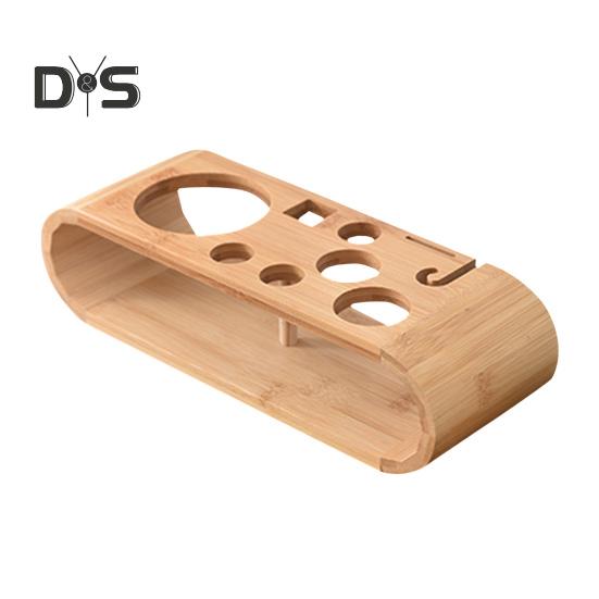 

Деревянная подставка для барменских инструментов из 9 предметов, бамбуковый набор для шейкеров, органайзер для хранения, стойка для хранения, отдельно стоящий держатель для барменских инструментов