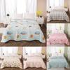 Summer Rabbit Flower Bear Print Air Conditioner Quilt With Gift Box Bedroom For