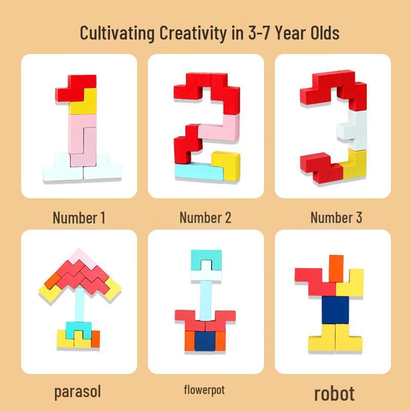 Brangdy Tetris 3D Puzzle Building Blocks