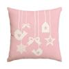 1Pc/4Pcs Christmas Pillow Cover, Christmas Tree Snowman Pillow Cover, Snowflake Christmas Cushion Cover (Without Pillow Core)