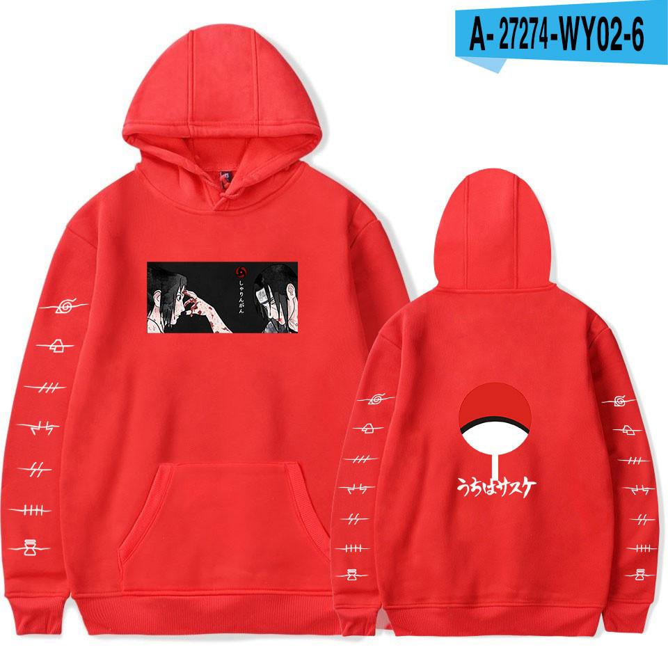 Podzim Zima Naruto Itachi Uchiha Pulovr s potiskem Unisex Mikina Pulovr s dlouhým rukávem