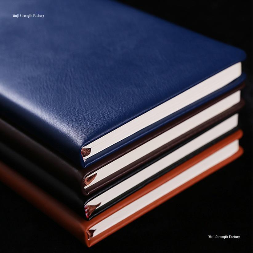 Korean Style Leather Cover Creative Diary Notebooks - Set of 5
