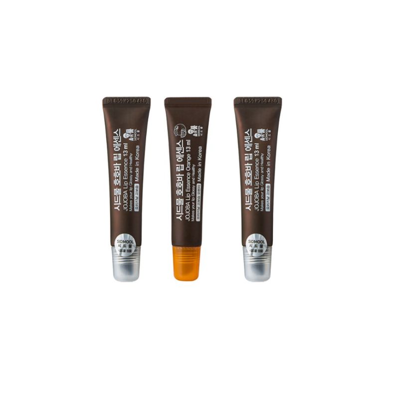 SIDMOOL Jojoba Lip Essence 13ml 3pcs Set - Deep Hydration Lip Care (Original & Orange)