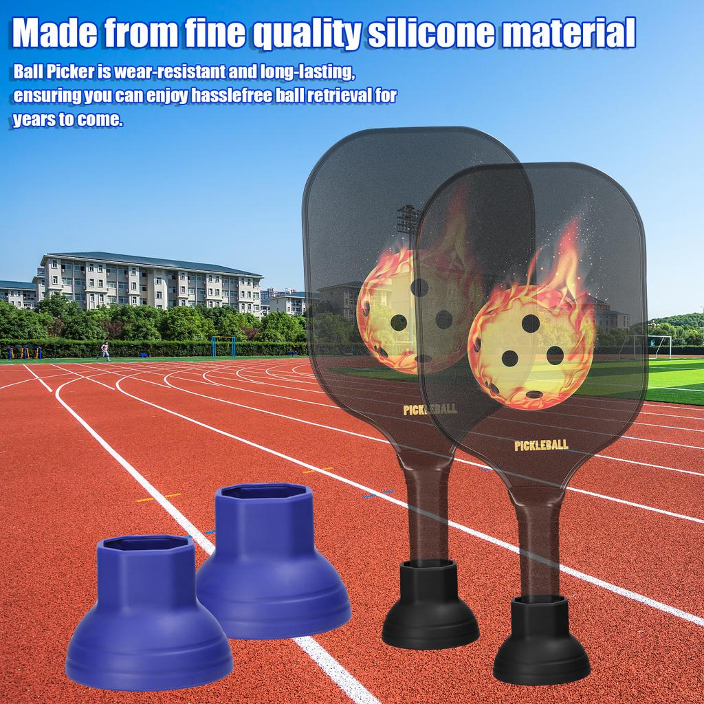 Silicone Retriever 2pcs Pick Up s Tool Set Paddle Bottom Attachement Picker Kit