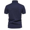 TrendHub Men's Short Sleeve Polo Shirt, Gradient Printed, Cotton Blend,  New Design