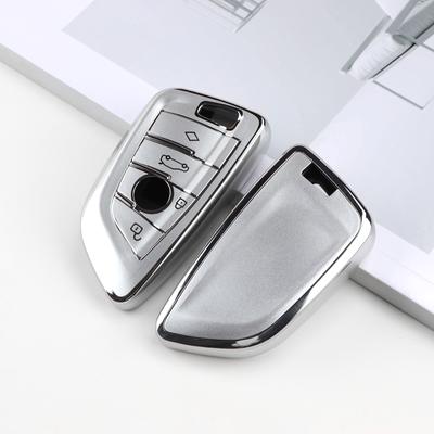 TPU Car Key Cover Shell Fob Holder Case For BMW X3 X5 X6 F30 F34 F10 F20 G20 G30 G01 G02 G05 F15 F16 1 3 5 7 Series Accessories