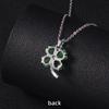 Classic and Fashionable Four Leaf Clover Necklace with Collarbone Chain, the Best Gift for Girls