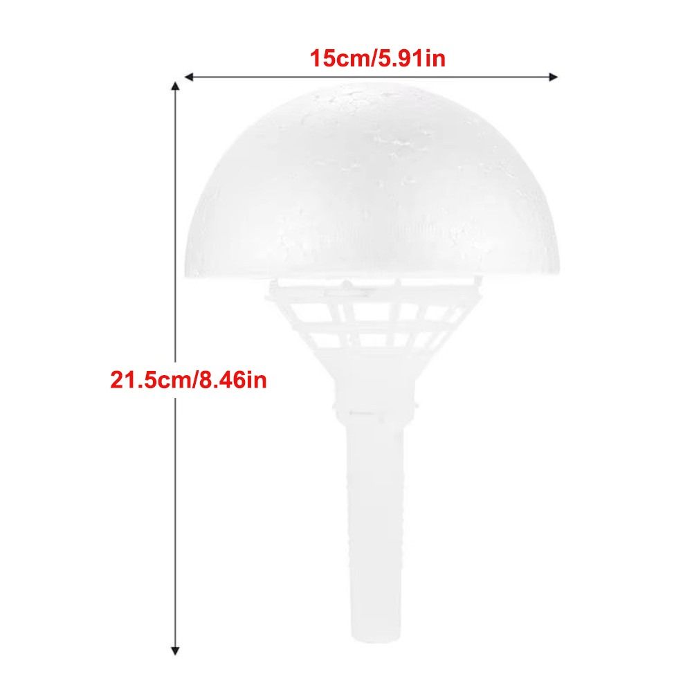 Half Round Foam Bouquet Holder Foam Material Floral Handle Floral Arrangement Supplies