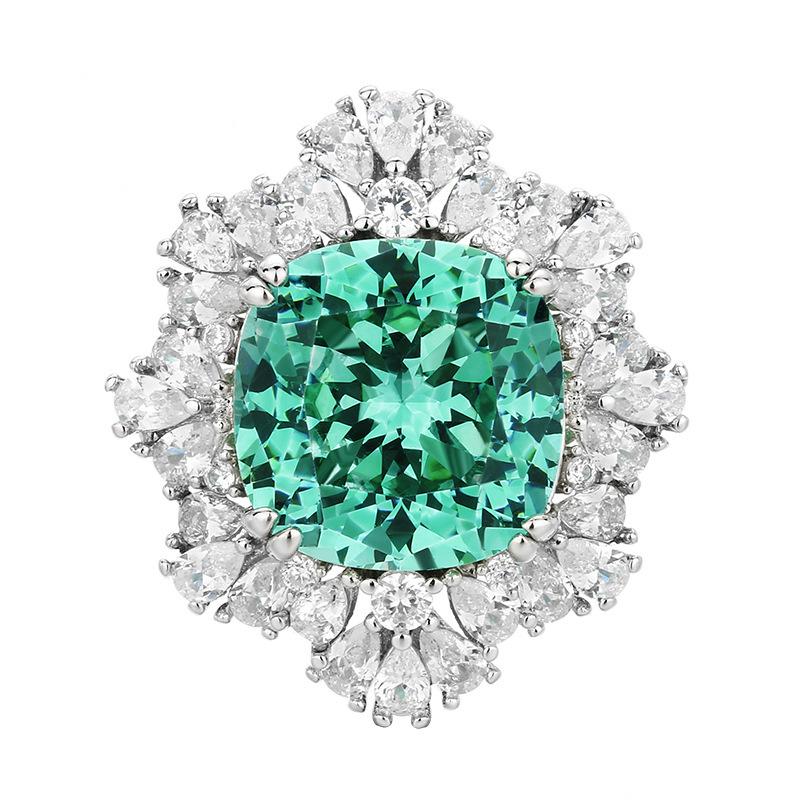 WNFU Women's Jewelry Set, Paraiba Green, Copper