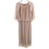 unused nano universe Check switching Five-quarter sleeve Spandex drape 2-way one piece Women Used