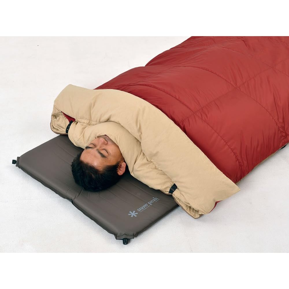 Snow Peak Grand Ofton Single Sleeping Bag 1000g Down Washable -15°C with Camping Mat Outdoor