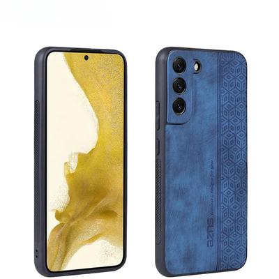 Luxury 3D Embossed Leather Case for Samsung S 20 21 FE 21 22 Ultra 20 Lite Skin Feel Soft Edge Rugged Bumper Back Cover Funda