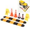 1/18 1/24 Climbing Car Mood Piece Speed Bumps Ice Cream Cones Warning Signs Model Car Scene Accessor