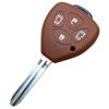 IKT Silicone Cover for Toyota, Keyless Keyless Keys, 4 Buttons, Brown, Alphard, Noah, Voxy,