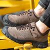 New Men Safety Shoes with Steel Toe Cap Anti-smash Work Sneakers Construction Site Safety Boots Indestructible Welder Protection