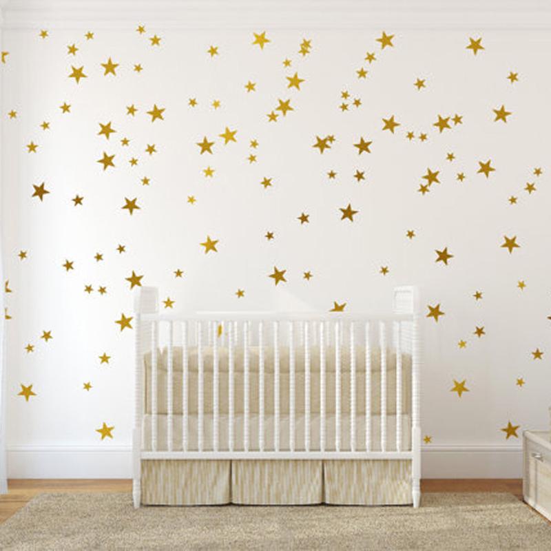 Five-Pointed Star Wall Sticker Wall Decor DIY Decals For Kids Room Children Bedroom Home Decoration Mural Nursery Stars Stickers
