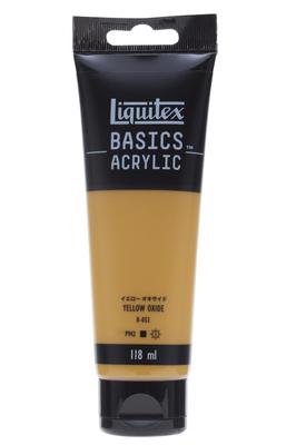 Liquitex Acrylic Paint Liquitex Basics Yellow Oxide 118ml B-052