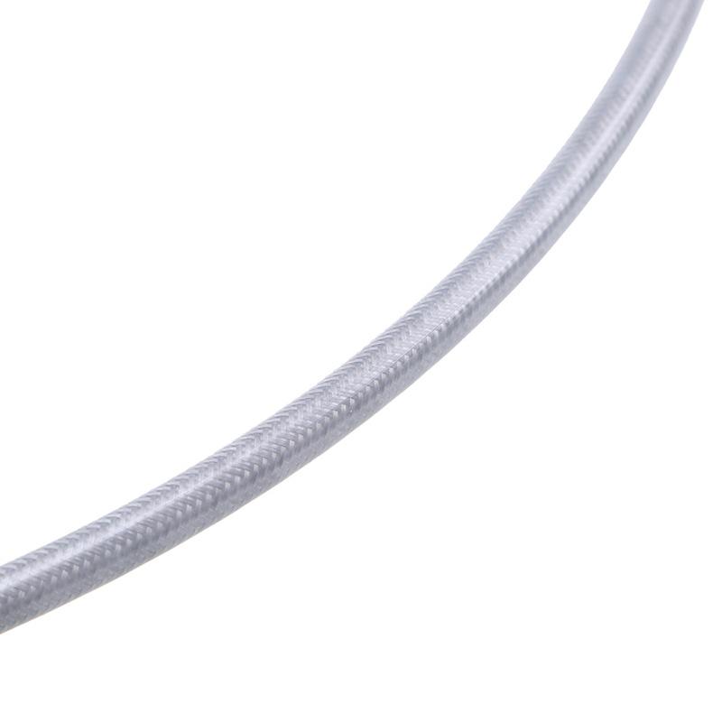39-200cm Universal Braided Stainless Steel Motorcycle Brake Hose Line, AN3 Hydraulic Clutch Oil Pipe for ATV Dirt Pit Bike Street Racing